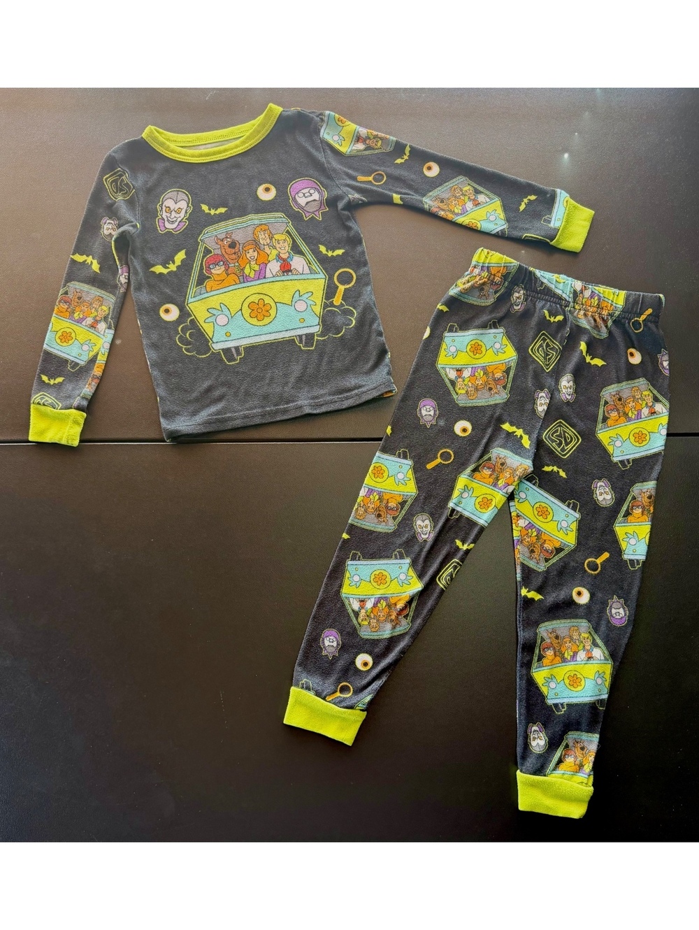 Scooby Doo Boys 5T Halloween Pajama Set Mystery Machine Villains PJs